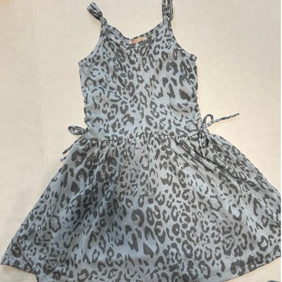 Truly Me by Hannah Girls 8 Dress Leopard Cheetah Casual Bold Stretchy Vacation - Picture 1 of 9